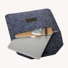 Чехол-конверт из войлока STR Felt Sleeve для MacBook Air 13 (2012-2017) / Pro Retina 13 (2012-2015) Черный