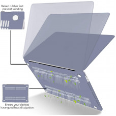 Накладка-чехол STR Матовый Hard Shell Case для MacBook Air 13 (2018-2020) Фиолетовый