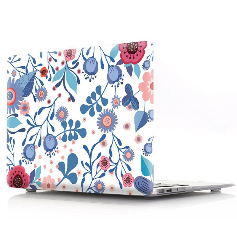 Накладка STR Pattern Hard Shell Case for MacBook Air 13 (2018-2021 M1) Светлый цветной Магнолия