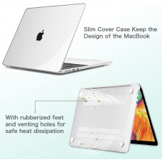 Чехол-накладка Fruct A15M2M3 для MacBook Air 15.3 M2 2023 / M3 2024 Глянцевый Crystal