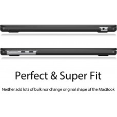 Чехол-накладка Fruct AirM2/M3 для MacBook Air 13.6 M2 2022 / M3 2024 / M4 2025 Матовый Black