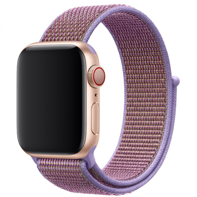 Нейлоновый ремешок STR Sport Loop Band for Apple Watch 49/45/44/42 mm Lilac