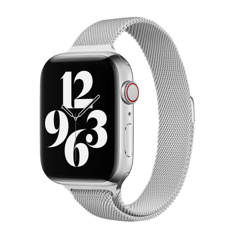 Металлический ремешок STR Thin Milanese Loop Band for Apple Watch 38/40/41 mm - Silver