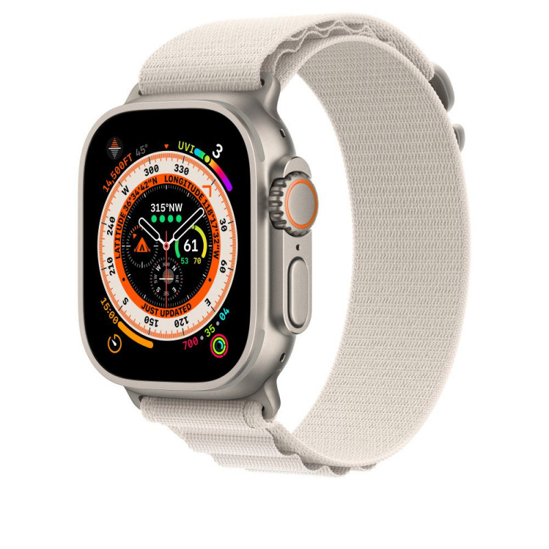 Нейлоновый ремешок STR Alpine Loop (OEM) for Apple Watch 49/45/44/42 mm - Starlight