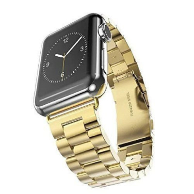 Металлический ремешок STR 3-Bead Metal Band для Apple Watch 38/40/41 мм Gold