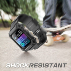 Ремешок с чехлом SUPCASE UB Pro Case for Apple Watch Series 4/5/6/SE (40mm) - Black (SUP-AW40-UBPRO-BK)
