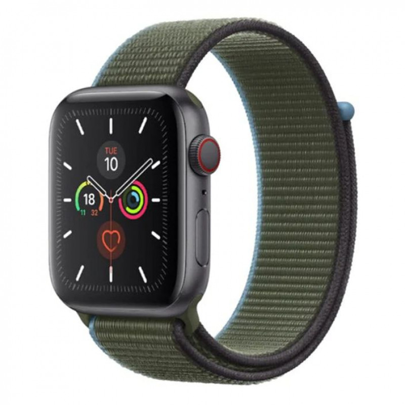 Нейлоновый ремешок STR Sport Loop Band for Apple Watch 38/40/41 mm Inverness Green