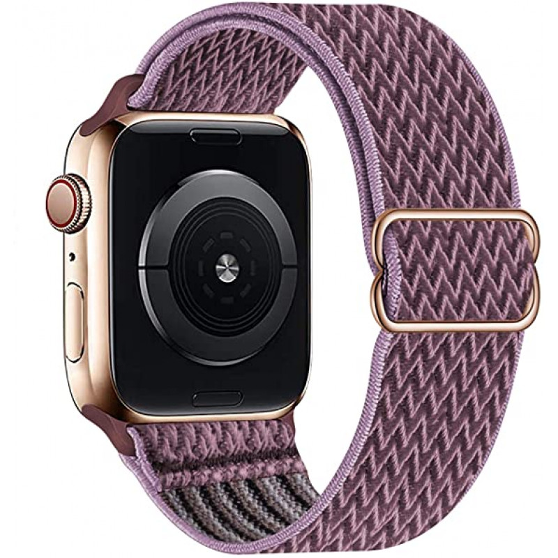 Тканевый ремешок STR Buckle Solo Loop for Apple Watch 49/45/44/42 mm (Series SE/7/6/5/4/3/2/1) - Smokey Mauve