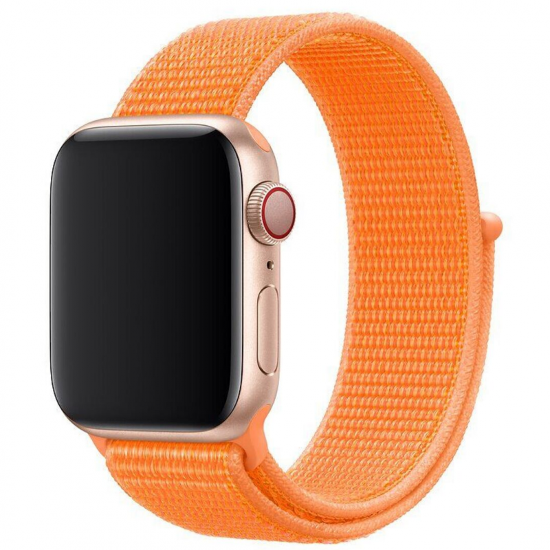 Нейлоновый ремешок STR Sport Loop Band for Apple Watch 38/40/41 mm Papaya