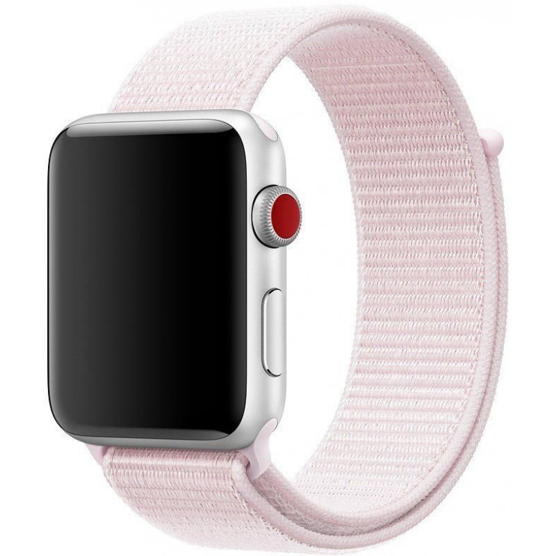 Нейлоновый ремешок STR Sport Loop Band for Apple Watch 38/40/41 mm Pearl Pink