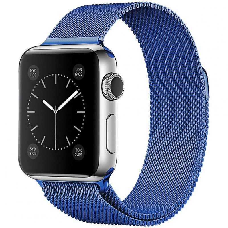 Ремешок STR Milanese Loop Band for Apple Watch 38/40/41 mm Blue