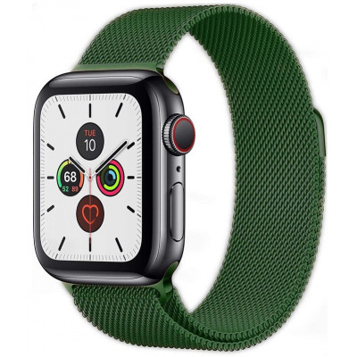 Ремешок STR Milanese Loop Band for Apple Watch 38/40/41 mm Green