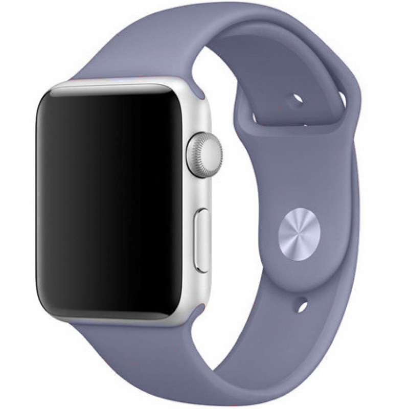 Силиконовый спортивный ремешок STR Sport Band для Apple Watch 38/40/41 mm (S/M) - Lavender Gray