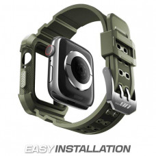 Ремешок с чехлом SUPCASE UB Pro Case for Apple Watch Series 4/5/6/SE (40mm) - Dark Green (SUP-AW40-UBPRO-DG)
