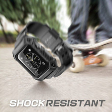 Ремешок с чехлом SUPCASE UB Pro Case for Apple Watch Series 1/2/3 (42mm) - Black (SUP-AW42-UBPRO-BK)