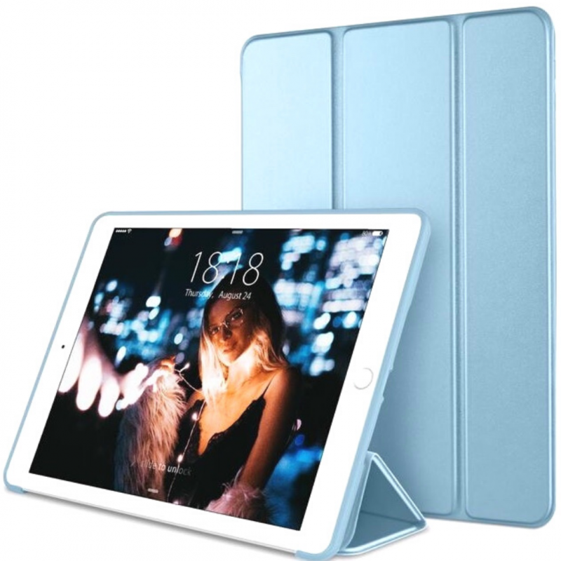 Чехол-книжка STR Soft Case Мягкий для iPad 10.2" (2019/2020/2021/2022) с подставкой Голубой