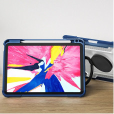 Противоударная накладка с подставкой WIWU Mecha Rotative Stand Case for iPad 10.2 (2019/2020/2021) | Air 3 10.5 (2019) | Pro 10.5 - Blue