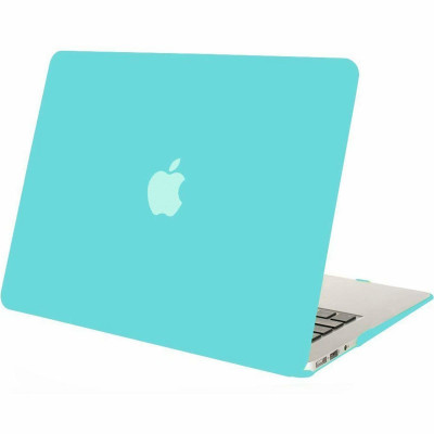 Пластиковый матовый чехол-накладка STR Matte Hard Shell Case for MacBook Air 13 (2012-2017) Голубой