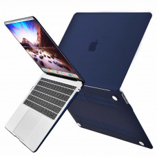 Накладка STR Матовый Тонкий Hard Shell для MacBook Air 13 (2018-2020) Темно-Синий