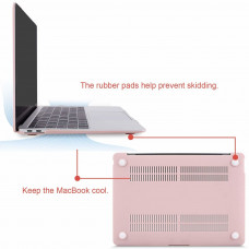 Накладка STR Матовый Тонкий Hard Shell для MacBook Air 13 (2018-2020) Розовый