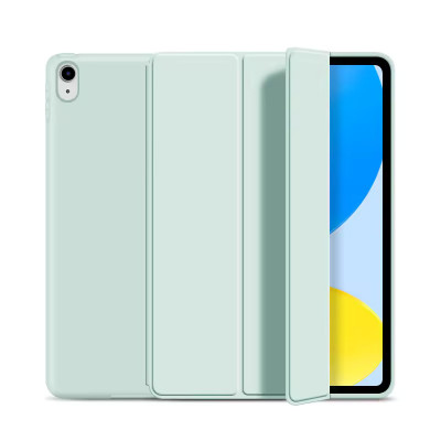 Силиконовый чехол-книжка STR Soft Case для iPad Pro 12.9 (2018 | 2020 | 2021 | 2022) - Light Green