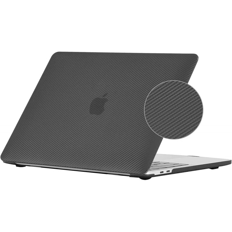 Пластиковая накладка STR Carbon Style Hard Case for MacBook Air 15 (2023-2024) М2/М3 - Black