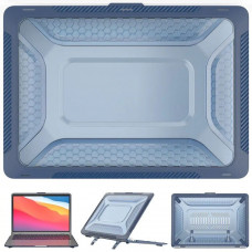 Противоударная накладка STR Mecha Shockproof Case for MacBook Pro 13 (2016-2022) - Blue