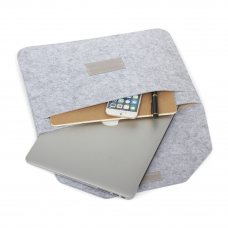 Чехол-конверт из войлока STR Felt Sleeve для MacBook Air 13 (2018-2020) / Pro 13 (2016-2020) - Gray