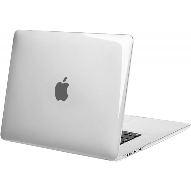 Пластиковый глянцевый чехол-накладка STR Crystal PC Hard Case for MacBook Air 15 (2023-2024) М2/М3 - Прозрачный