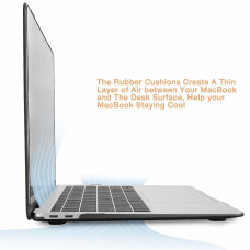 Накладка STR Матовый Тонкий Hard Shell для MacBook Air 13 (2018-2020) Черный