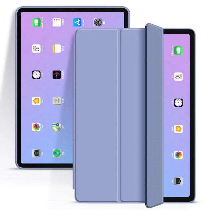 Силиконовый чехол-книжка STR Soft Case для iPad Pro 12.9 (2018 | 2020 | 2021 | 2022) - Lavender