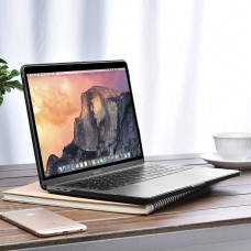 Кожаный чехол-накладка iCarer Microfiber Slim Series for MacBook Air 15 (2023-2024) М2/М3 - Black