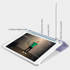 Чехол STR Air Противоударный для iPad 10.2" (2019/2020/2021/2022) с держателем для стилуса Фиолетовый
