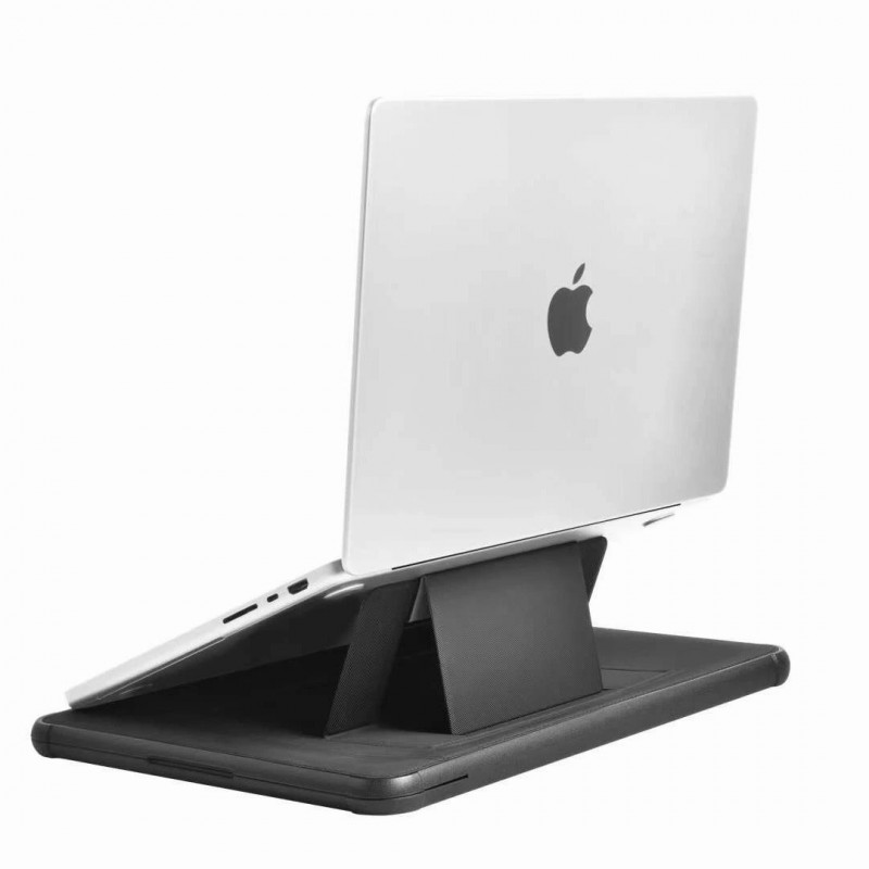 Противоударный чехол-папка с подставкой WIWU Defender Stand Case for MacBook Air 13.6 (2022-2024) M2/М3 - Black