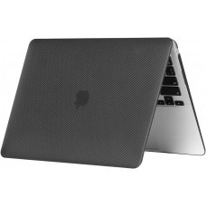 Пластиковая накладка STR Carbon Style Hard Case for MacBook Air 13.6 (2022 - 2025) M2/M3/M4 - Black