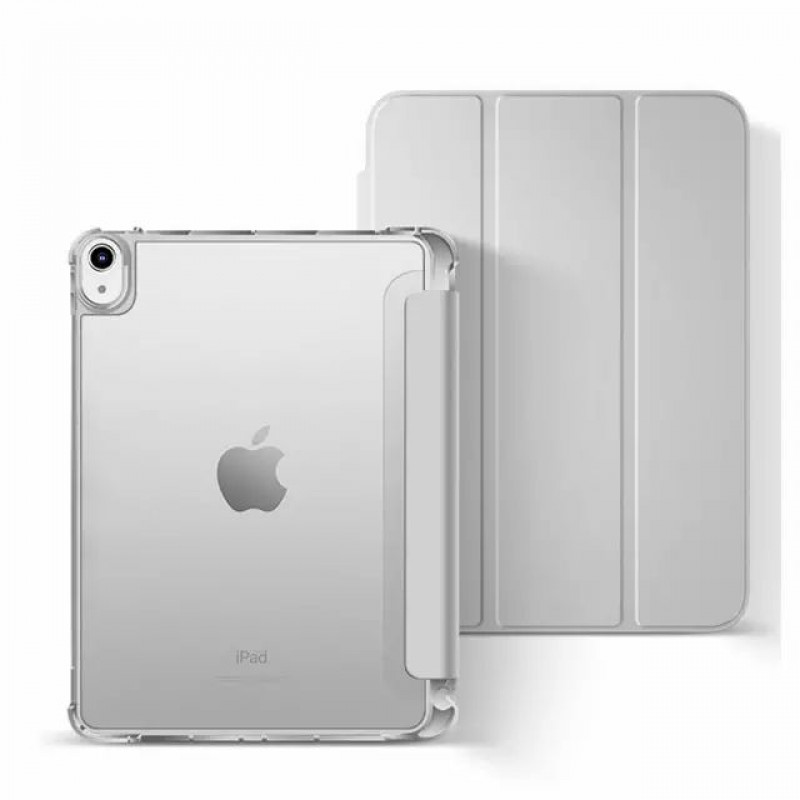 Силиконовый чехол-книжка с держателем для стилуса STR Air Protection Case for iPad 10th Gen 10.9 (2022) - Grey