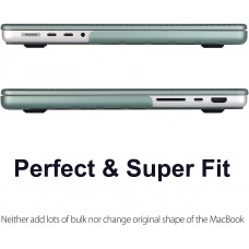 Пластиковая накладка STR Dots HardShell Case for MacBook Pro 13 (2016-2022) - Midnight Green
