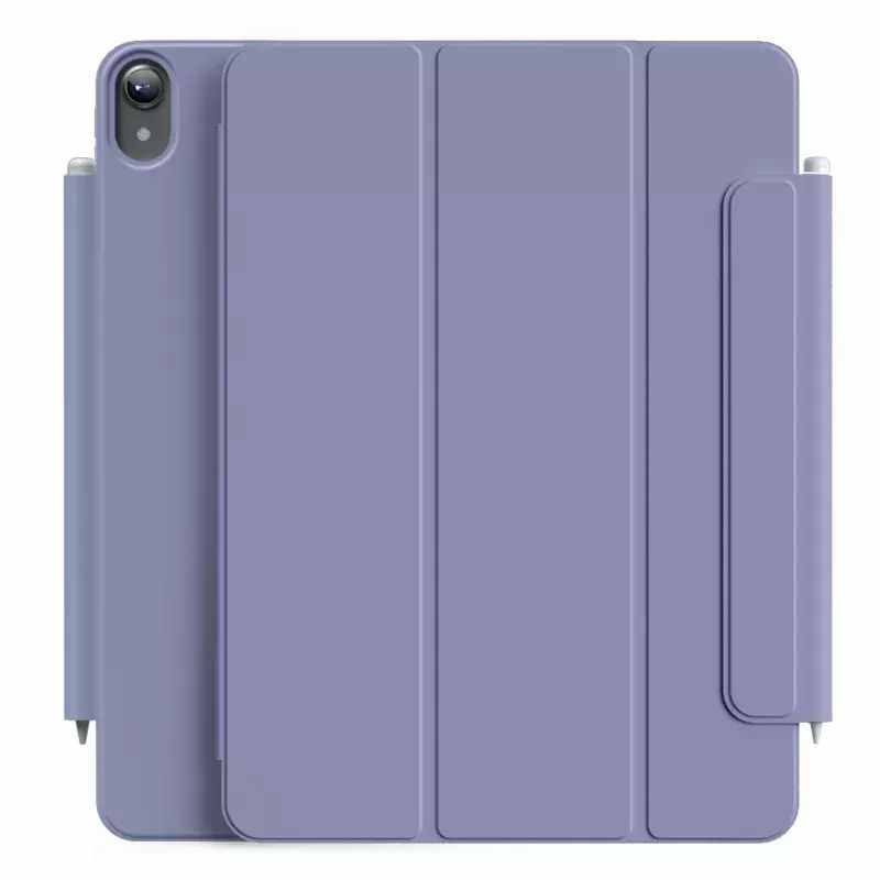 Магнитный силиконовый чехол-книжка STR Buckles Magnetic Case for iPad 10th Gen 10.9 (2022) - Lavender