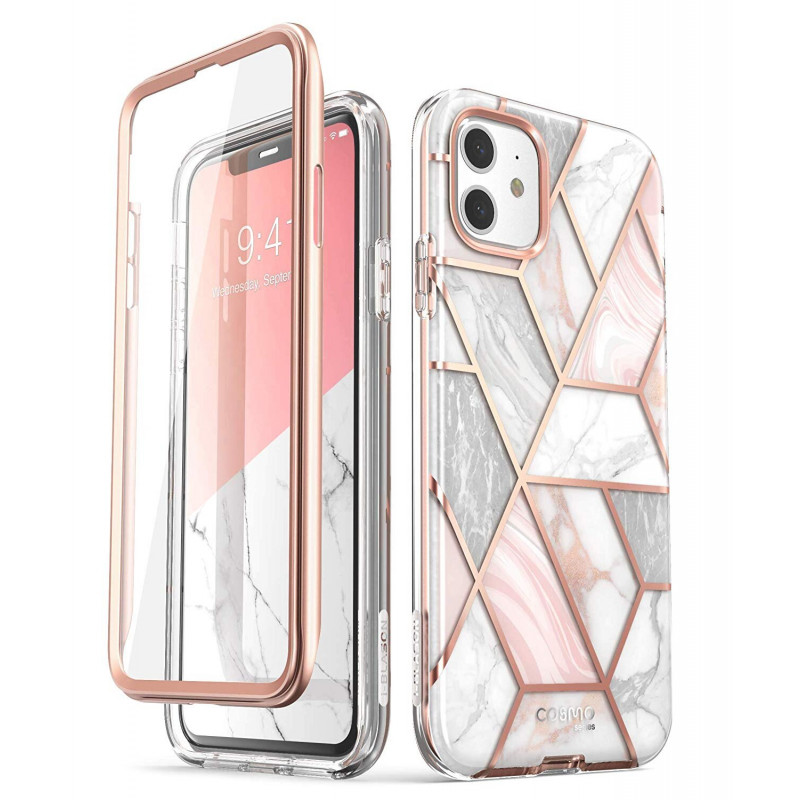 Чехол i-Blason Cosmo Series Clear Case for iPhone 11 - Marble (IBL-IPH11-COS-M)