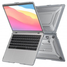 Противоударная накладка STR Mecha Shockproof Case for MacBook Pro 13 (2016-2022) - Gray