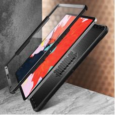 Противоударный чехол-книжка с защитой экрана SUPCASE UB Pro Full Body Case for iPad Pro 12.9 (2018 | 2020) - Black