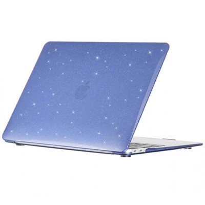 Накладка чехол STR Блеск Противоударный для MacBook Air 13 (2018-2021 M1) Синий