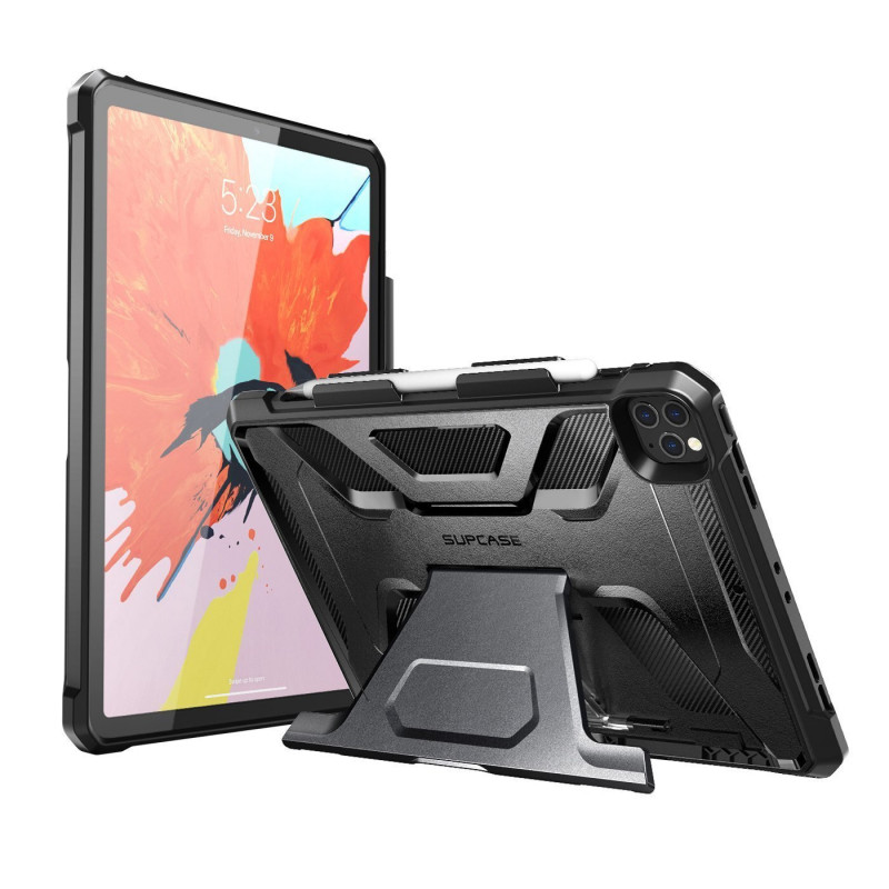 Противоударный чехол-подставка SUPCASE UB Series Lightweight Slim Case for iPad Pro 12.9 (2018 | 2020 | 2021 | 2022) - Black