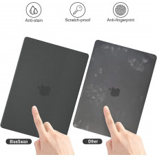 Пластиковая накладка STR Carbon Style Hard Case for MacBook Air 13.6 (2022 - 2025) M2/M3/M4 - Black