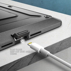 Противоударный чехол с защитой экрана SUPCASE UB Pro Full Body Rugged Case for iPad 10.2 (2019/2020/2021) - Black