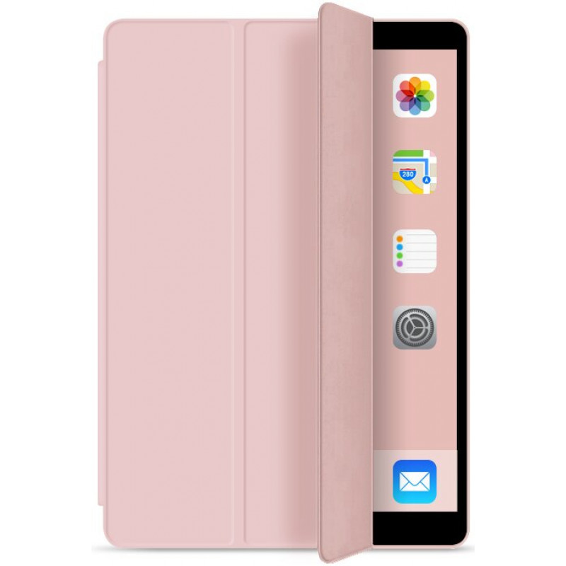 Чехол STR для iPad 9.7 (2017/2018) Мягкий Силиконовый С подставкой Розовый