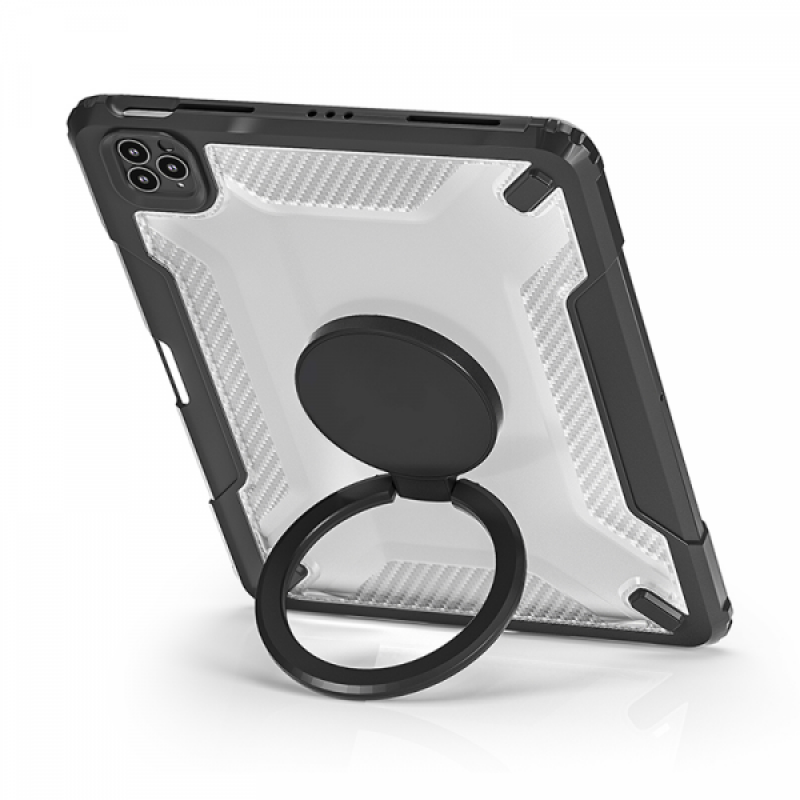 Противоударная накладка с подставкой WIWU Mecha Rotative Stand Case for iPad 10.2 (2019/2020/2021) | Air 3 10.5 (2019) | Pro 10.5 - Black