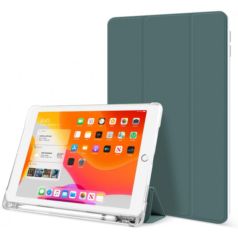 Чехол STR Air Противоударный для iPad 10.2" (2019/2020/2021/2022) с держателем для стилуса Зеленый