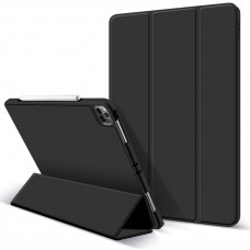 Чехол STR Trifold Трьёхскладный с подставкой для iPad Pro 12.9 (2018 | 2020 | 2021) Черный