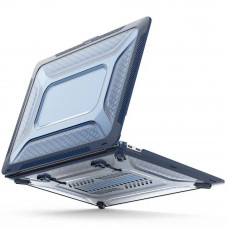 Противоударная накладка STR Mecha Shockproof Case for MacBook Air 13 (2018-2020) - Blue Противоударная накладка STR Mecha Shockproof Case for MacBook Air 13 (2018-2020) - Blue